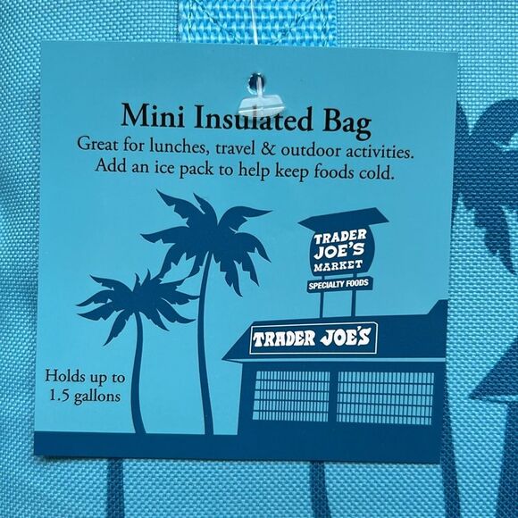 Trader Joe's Blue Cooler& Tote Bag Set - Picture 6 of 10